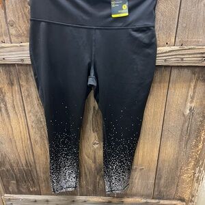 Black and White Ombre Leggings